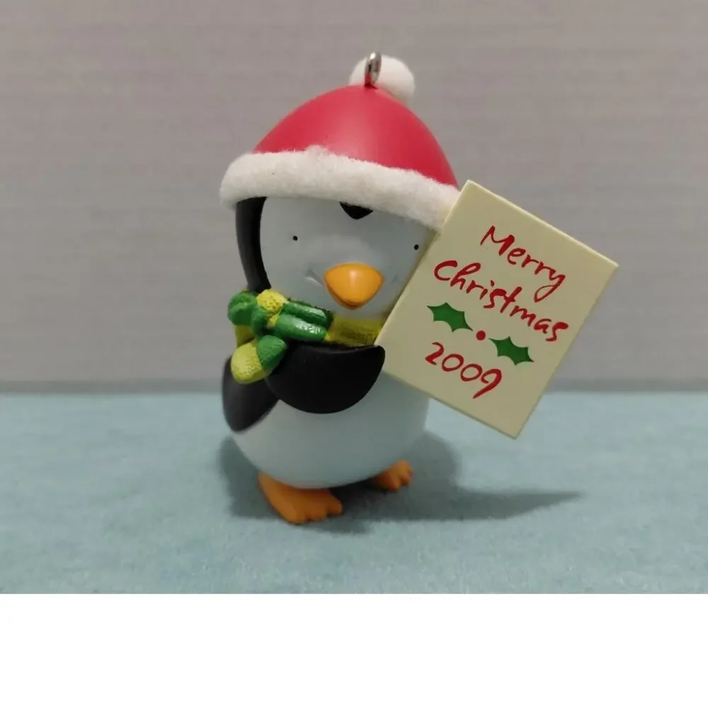 Hallmark Keepsake Christmas Ornament Sign of the Times Penguin 2009